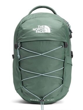 Searching for North Face Borealis mini backpack in Laurel Green/Silver Blue